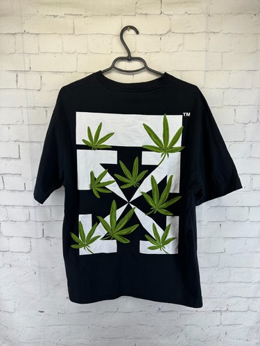 Off white weed arrow shirt - white, t-shirt