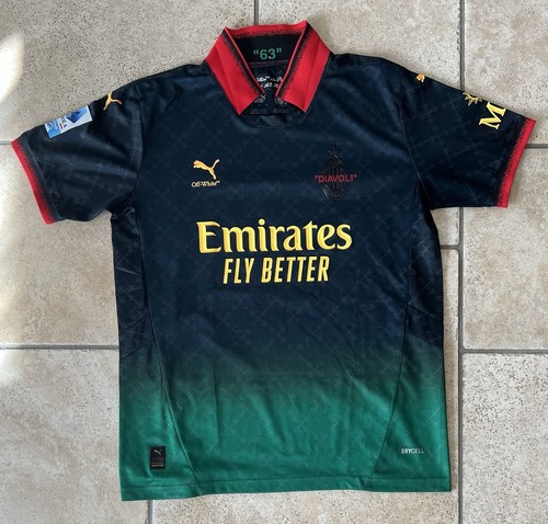 Maglia milan x off - x, off-white