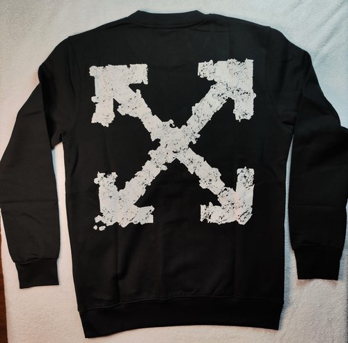 Off white felpa uomo nera - felpa,