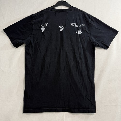 Shirt off white nera - nera, grafica