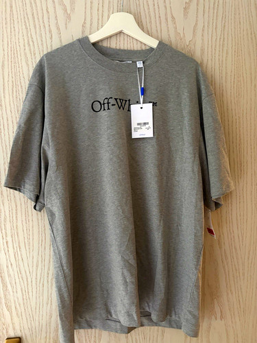 Off white shirt grigio - off-white, t-shirt