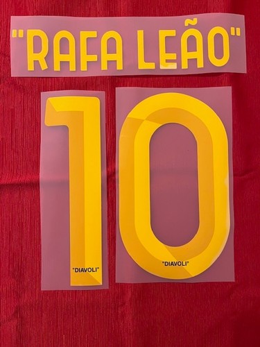 Kit milan rafa leao giallo - leao,