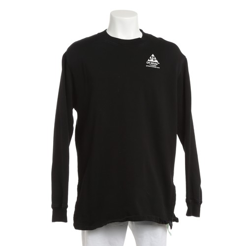 Felpa off white nera bianca - nera,