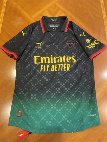 Maglia milan collab con - milan,