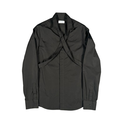 Camicia incrociata ricamata