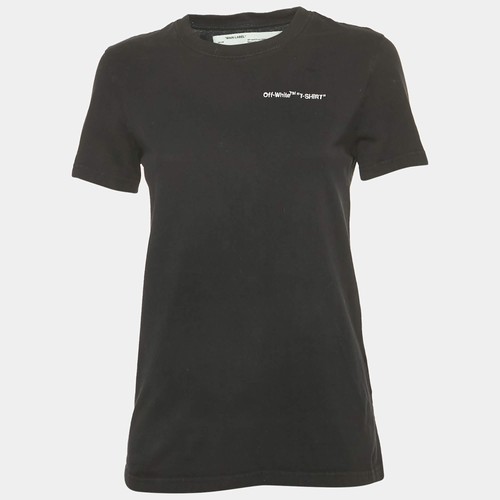 Maglia girocollo offwhite nera - girocollo,